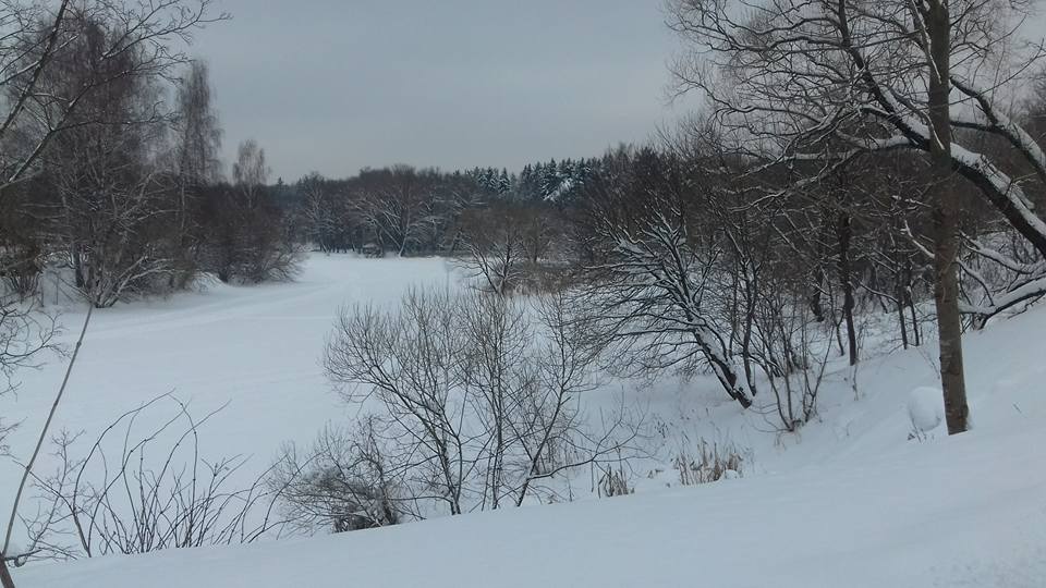 Река ПАХРА зимой. Фото О.Э. Рязановой.