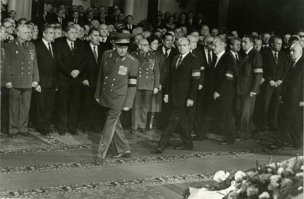 13 марта 1985 года в Москве прощались с К.У. Черненко