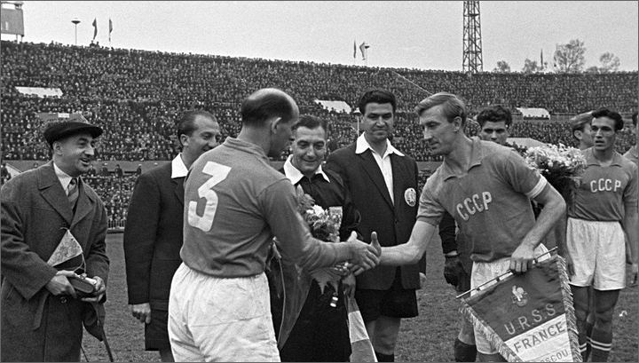 Футбол Франция – СССР (Международная встреча сборных команд) (1955)