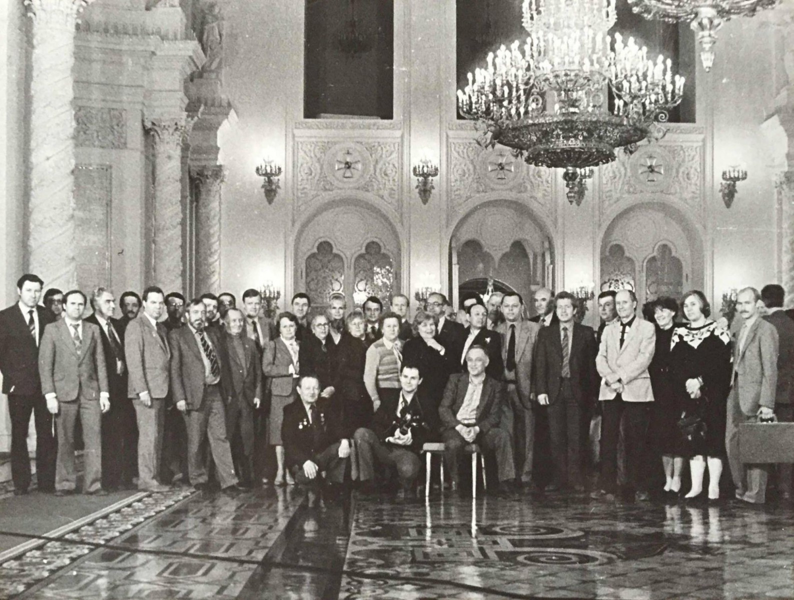 Фото из личного архива Олега Уралова. Кремль (БКД). Москва, 1986 год.