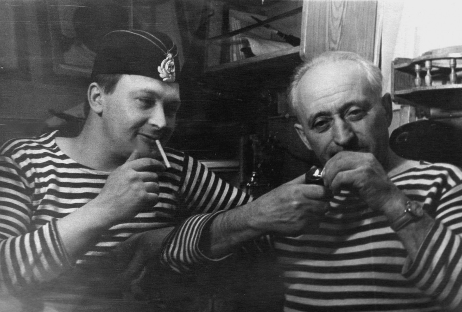Кинооператоры: Валерий Никонов и Ефим Лозовский. Фото из личного архива Валерия Никонова.