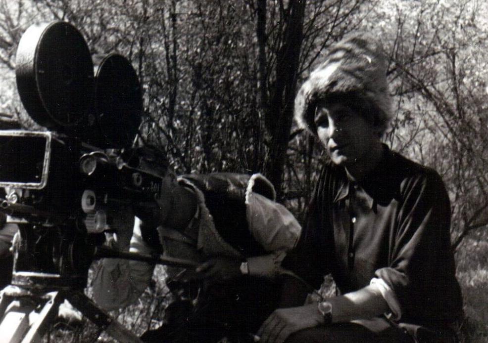1949 год. Евгений Андриканис на съёмках фильма «Пржевальский». Фото из семейного архива Екатерины Андриканис.
