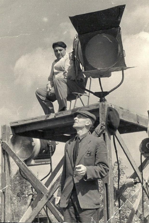 Режиссёр Игорь Гелейн на съеочной площадке. Фото из личного архива Алексея Гелейна.