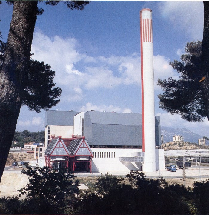 Мусоросжигательный завод фирмы CNIM в Тулоне (Франция). 1991 год.