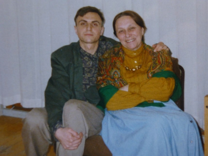София Александровна с сыном Федором. 1993 год.