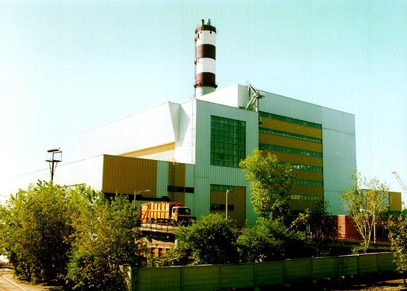 Мусоросжигательный завод в Дегунино.