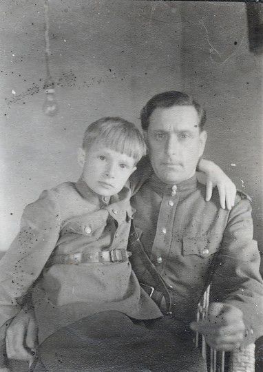 Джемма Фирсова с отцом Сергеем Фирсовым.