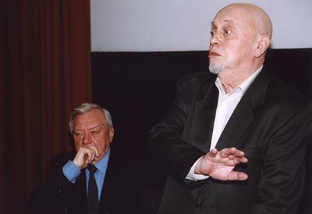 На презентации книги в Доме кино с В.Лисаковичем, 2006 год. Фото: www.tvmuseum.ru