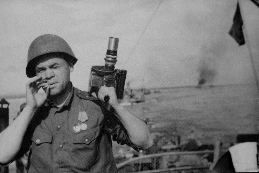 Давид Ибрагимов. 1944 год. Фото из архива В.И. Фомина (Музей кино).