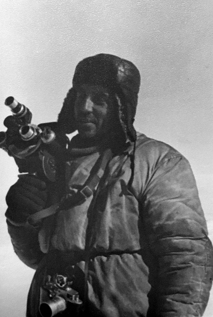 Экспонат #22. Оператор Николай Шмаков в Антарктиде. 1957 — 1958 гг.